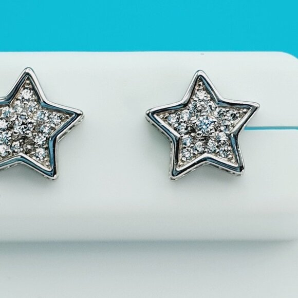 925 Sterling Silver CZ Beautiful Earrings for Women, 1USPAR4205 - Picture 8 of 10